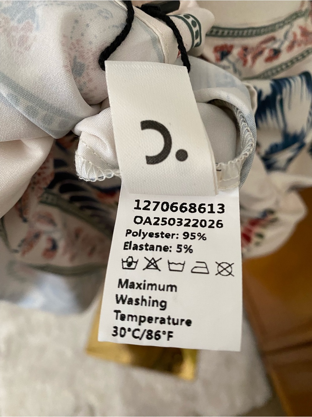 Commense - Floral Print Backless Dress - Picture 8 of 11
